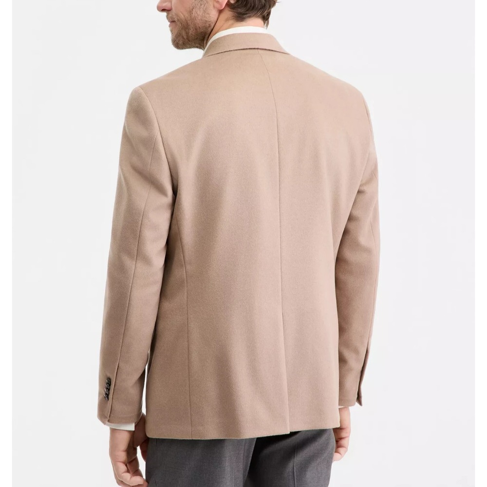 Michael Kors Men's Wool Silk Cashmere Blend Luxury Classic-Fit SportCoat 46S Tan - Picture 2 of 14